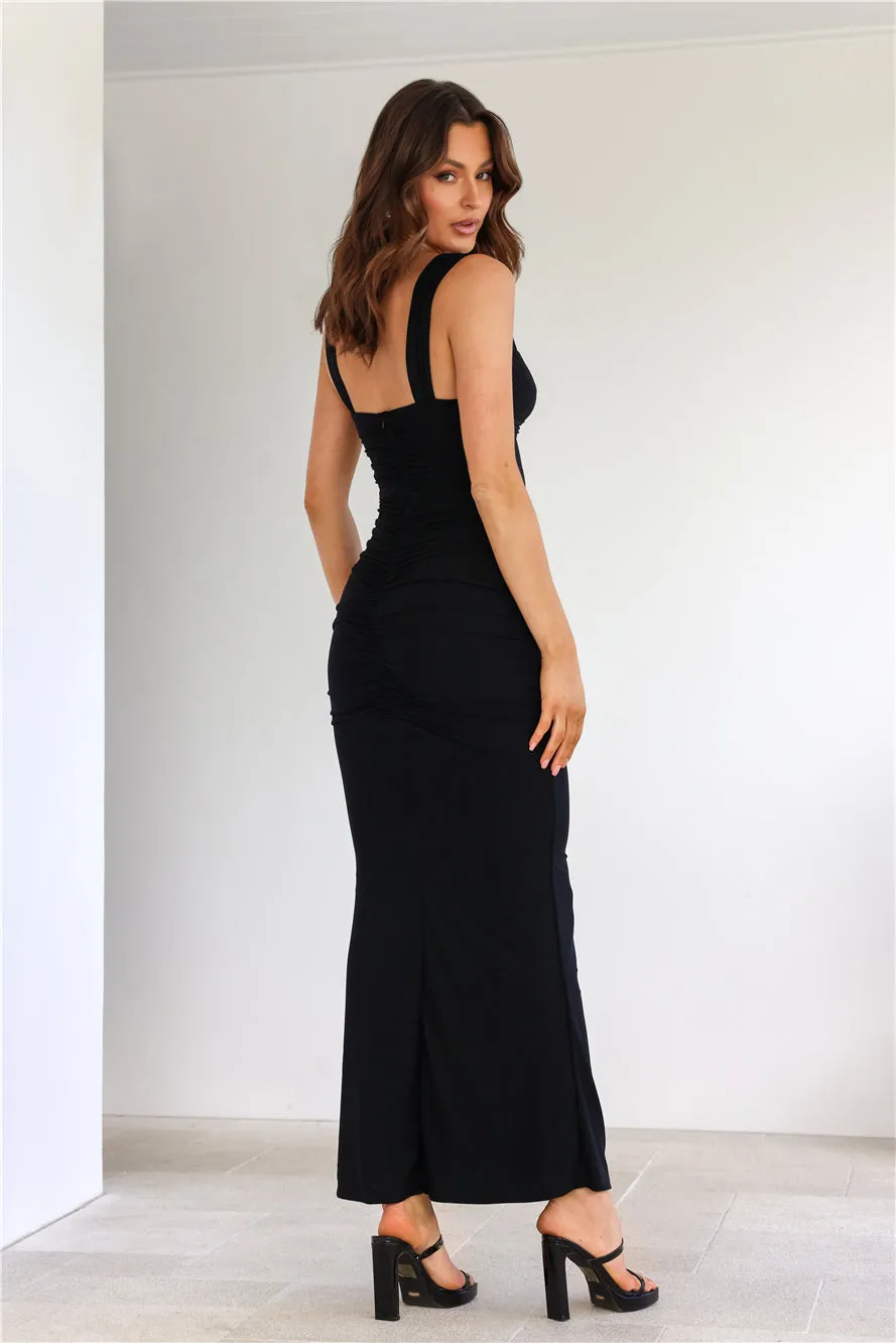 Bodycon Extravaganza Maxi Dress Black sold by Hello Molly product image thumbnail 5
