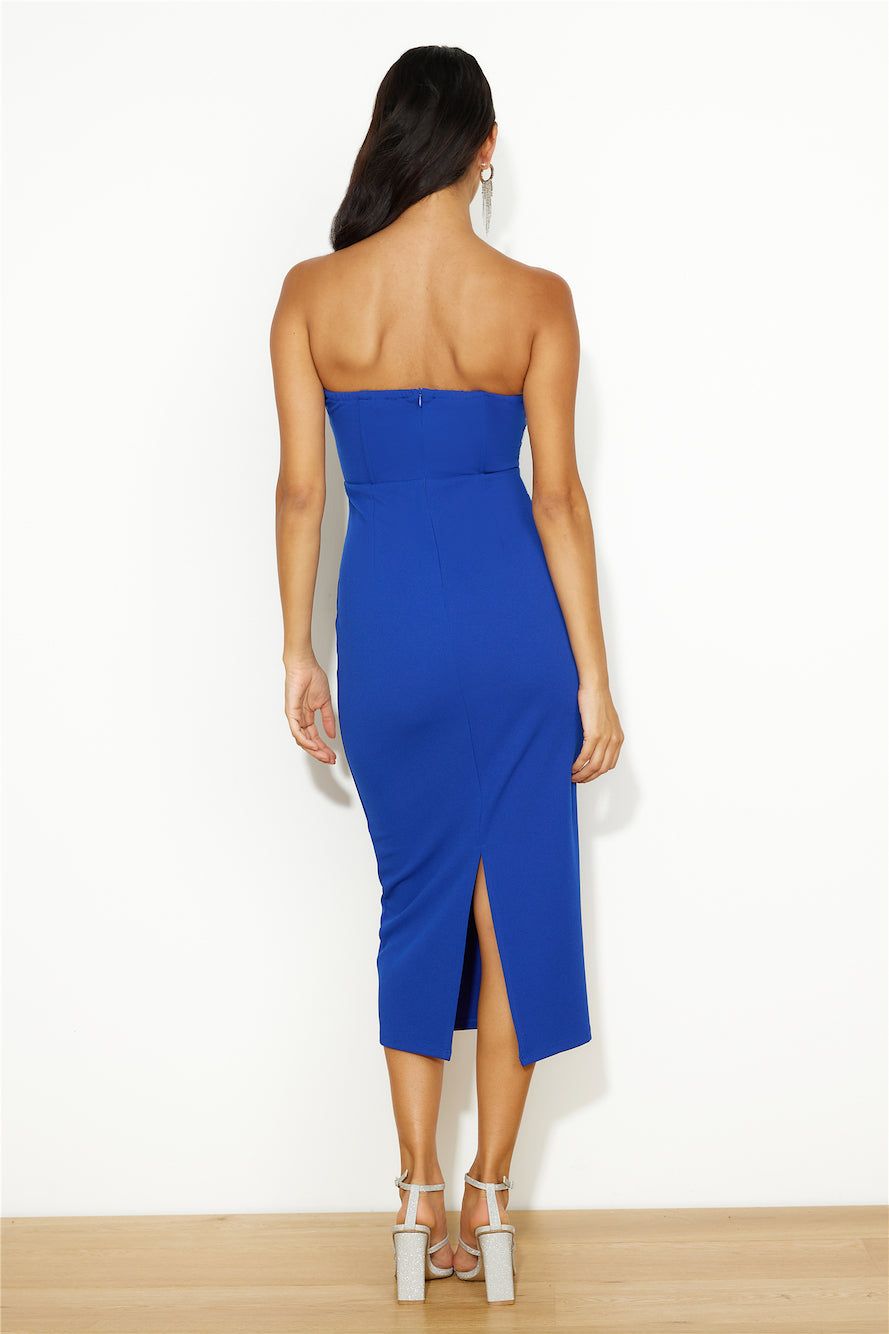 Party Palace Midi Dress Cobalt Blue sold by Hello Molly product image thumbnail 5