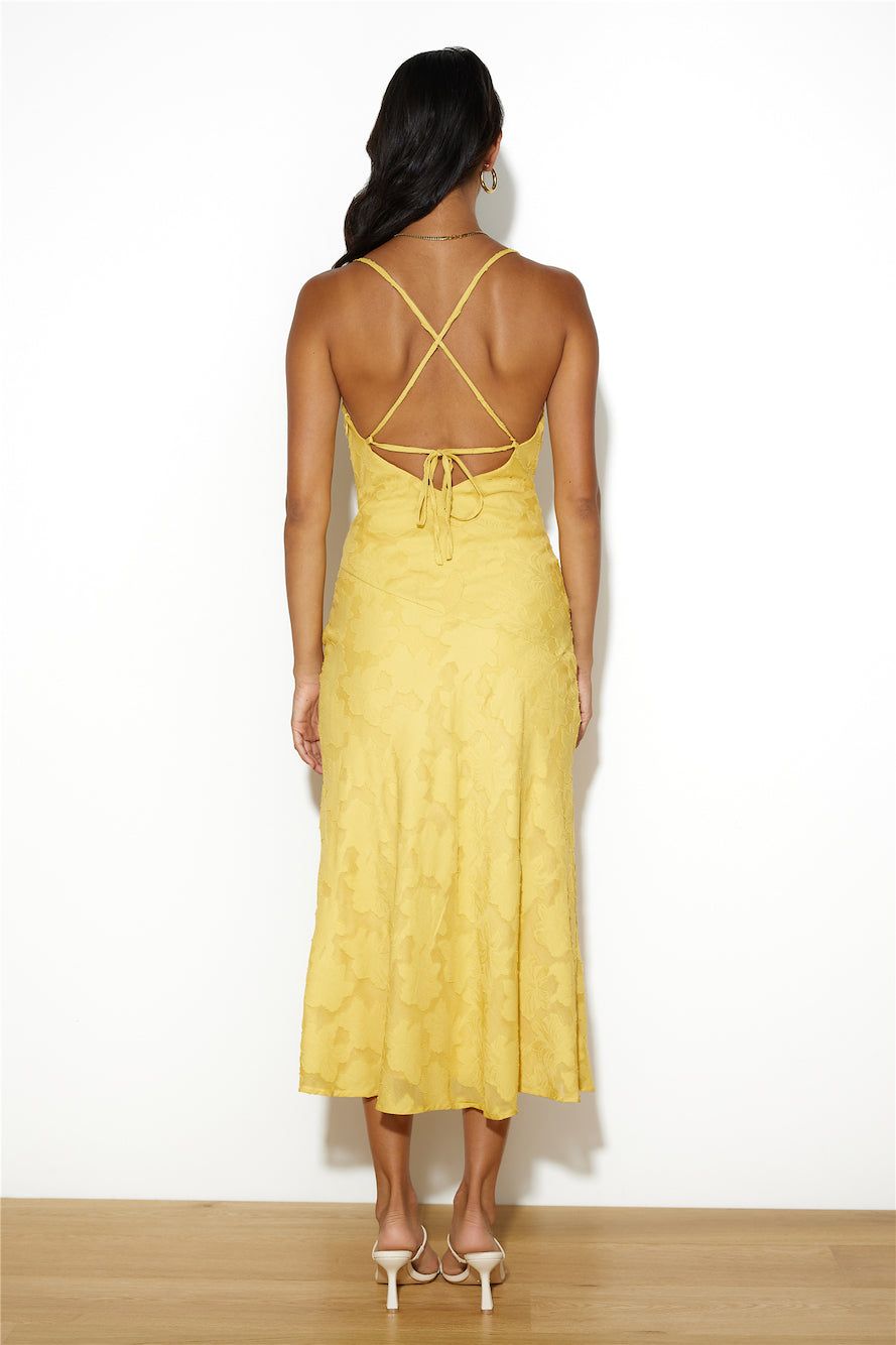 Into Spring Midi Dress Yellow sold by Hello Molly product image thumbnail 5