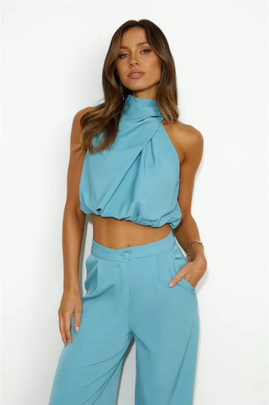Style At Midnight Crop Top Sage sold by Hello Molly