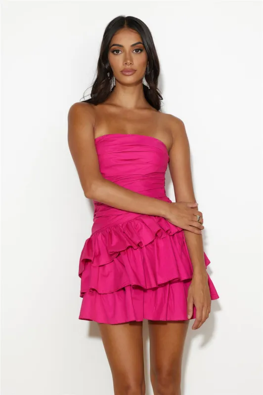 Attention Snatch Mini Dress Pink sold by Hello Molly