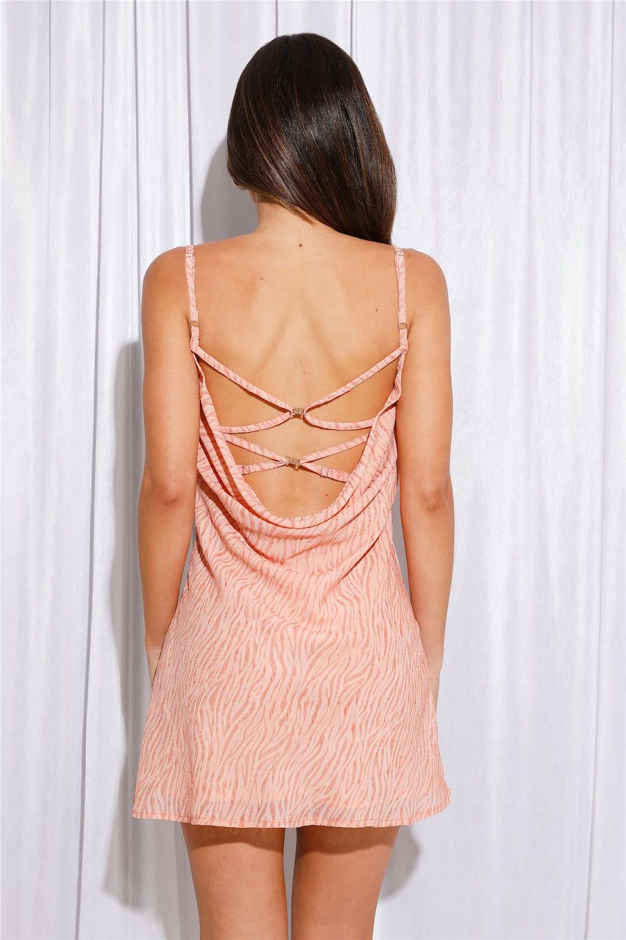 Beach Shore Mini Dress Peach sold by Hello Molly product image thumbnail 5