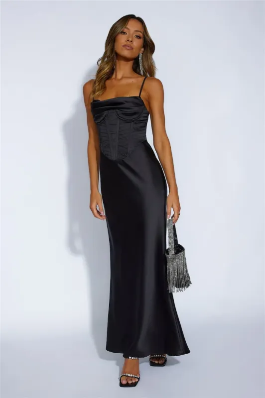 Show Off Girl Maxi Dress Black sold by Hello Molly