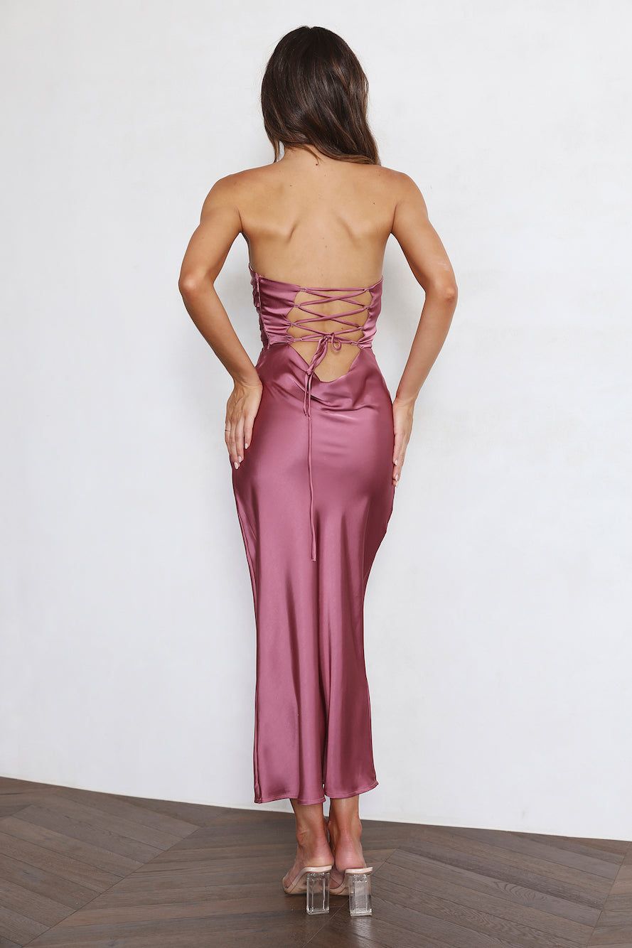 Your Warmth Midi Dress Rose sold by Hello Molly product image thumbnail 5