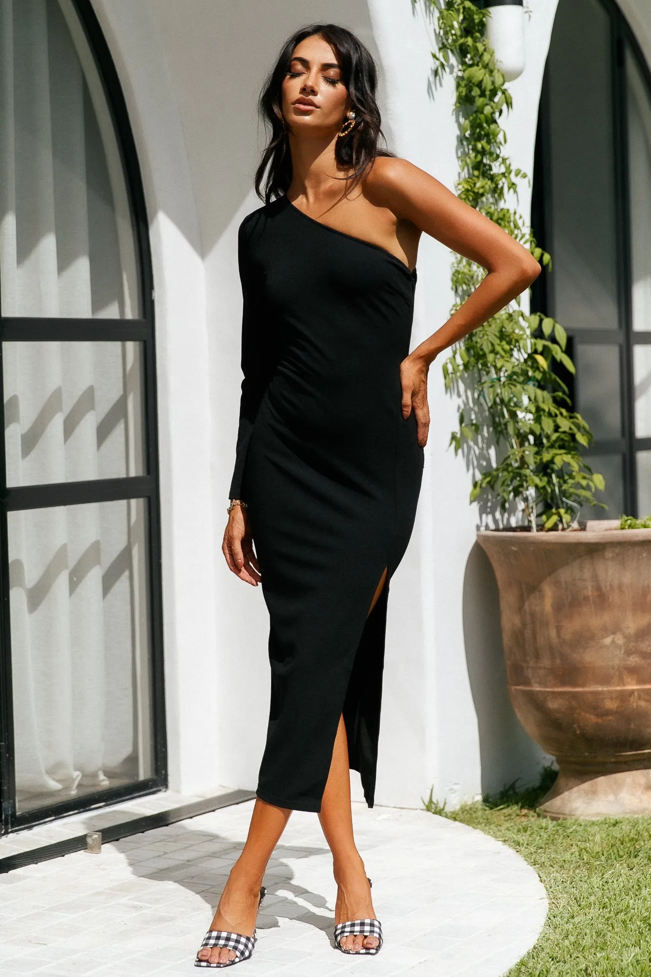 Ms Maria Maxi Dress Black sold by Hello Molly product image thumbnail 3
