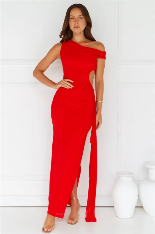 Mara Maxi Dress Red sold by Hello Molly