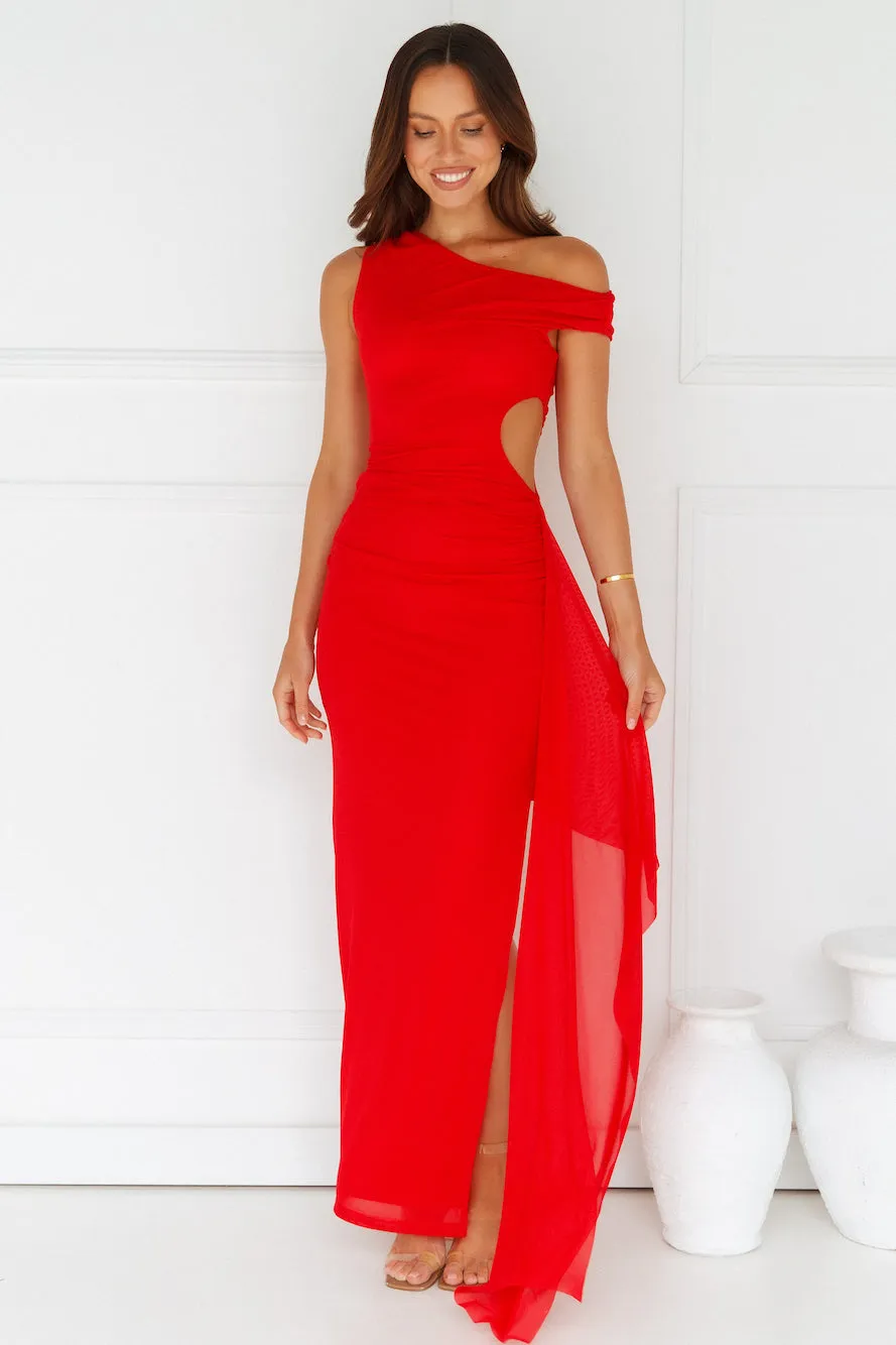 Mara Maxi Dress Red sold by Hello Molly product image thumbnail 2
