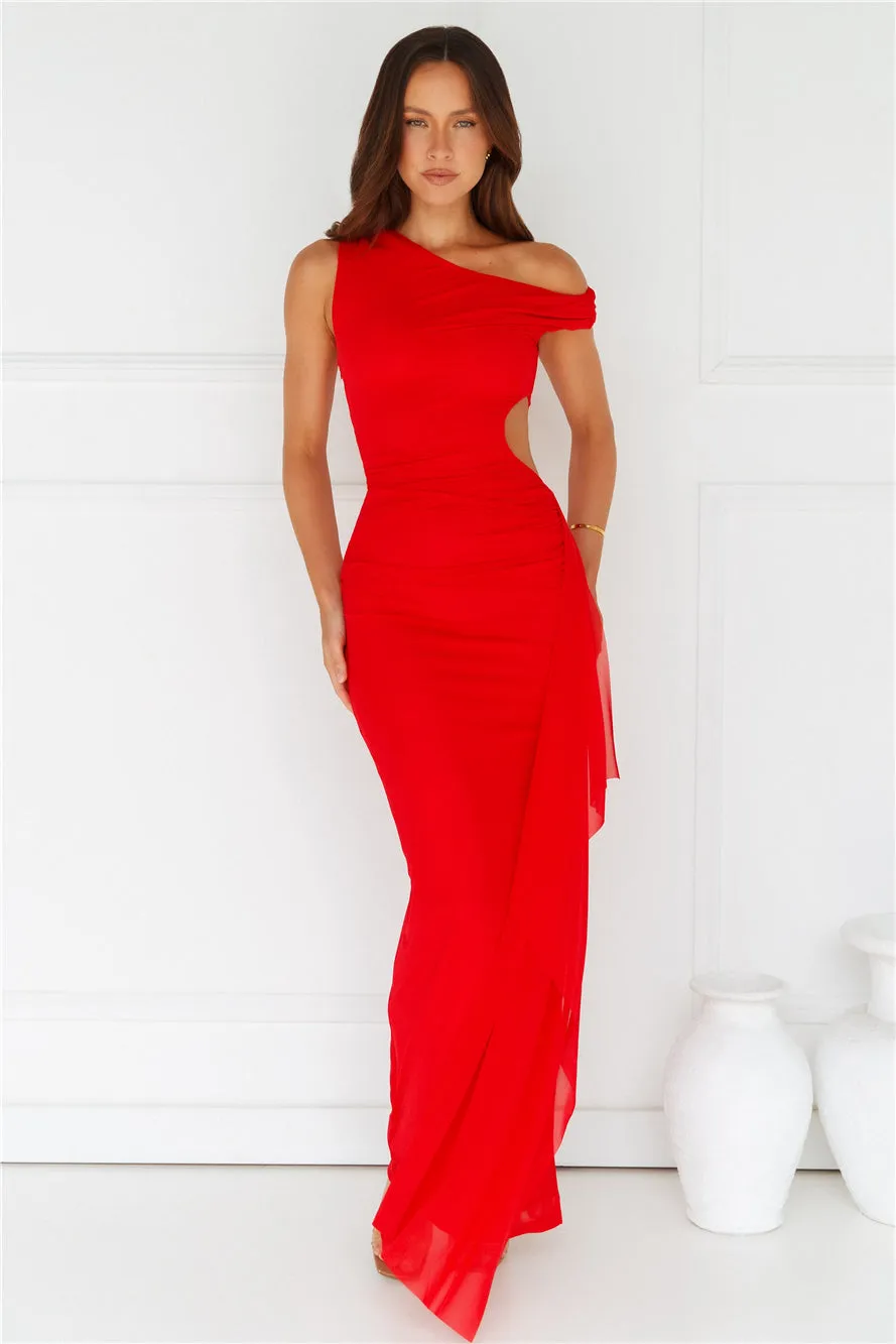 Mara Maxi Dress Red sold by Hello Molly product image thumbnail 3