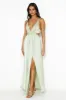 Capture Attention Satin Maxi Dress Sage sold by Hello Molly