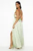 Capture Attention Satin Maxi Dress Sage sold by Hello Molly
