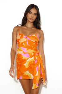 Hottest Shade Mini Dress Orange sold by Hello Molly