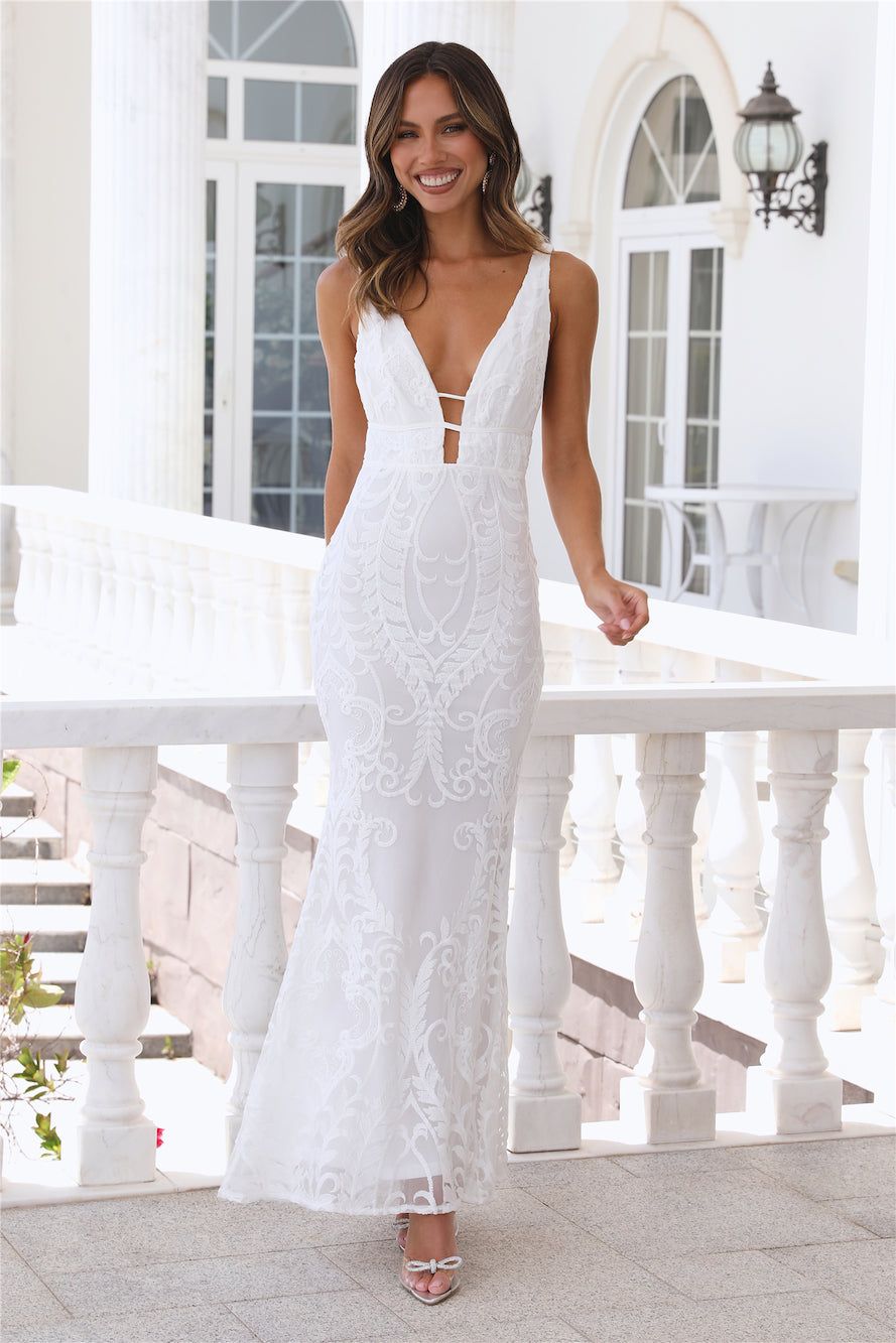 Your Day Maxi Dress White sold by Hello Molly product image thumbnail 3