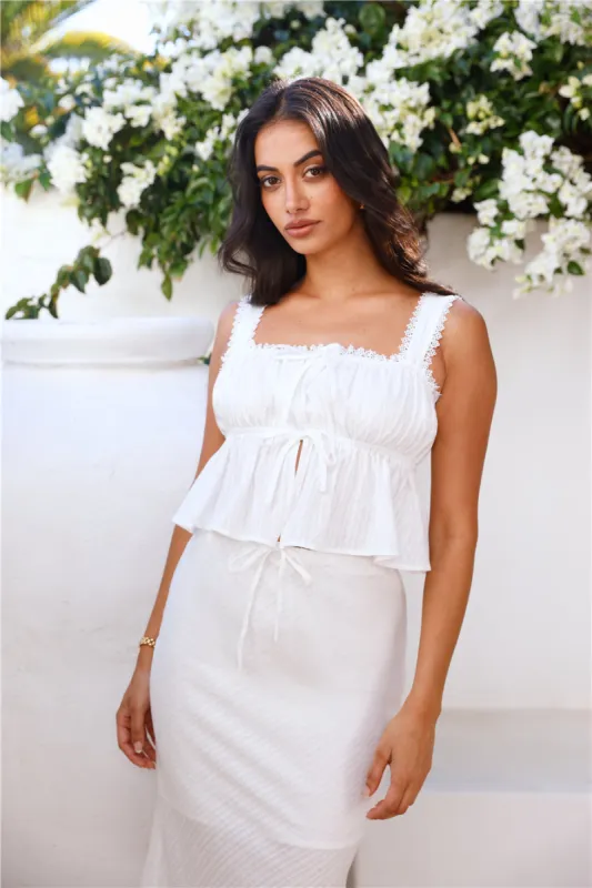 Aurora's Aria Top White sold by Hello Molly