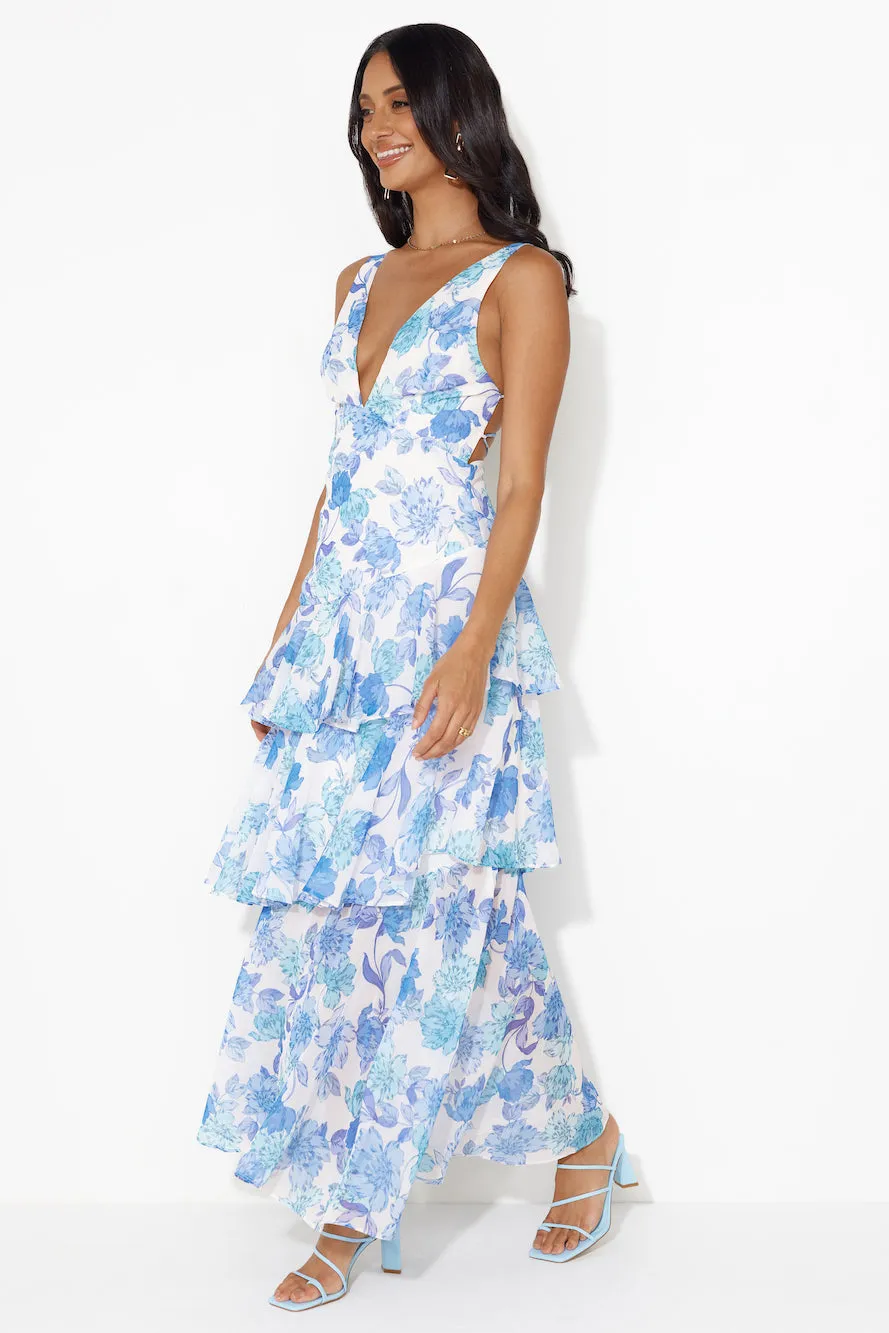 Fresh Oasis Maxi Dress Blue sold by Hello Molly product image thumbnail 5