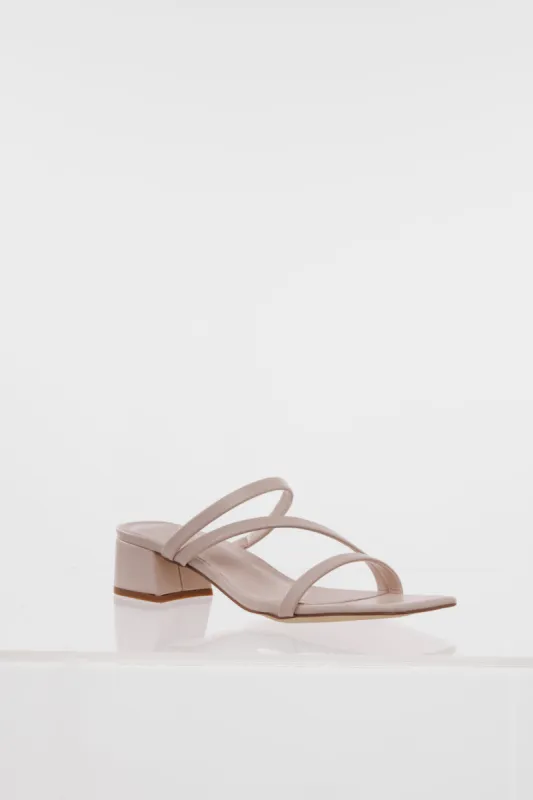 HELLO MOLLY Everyday Chic Heels Nude Nubuck sold by Hello Molly