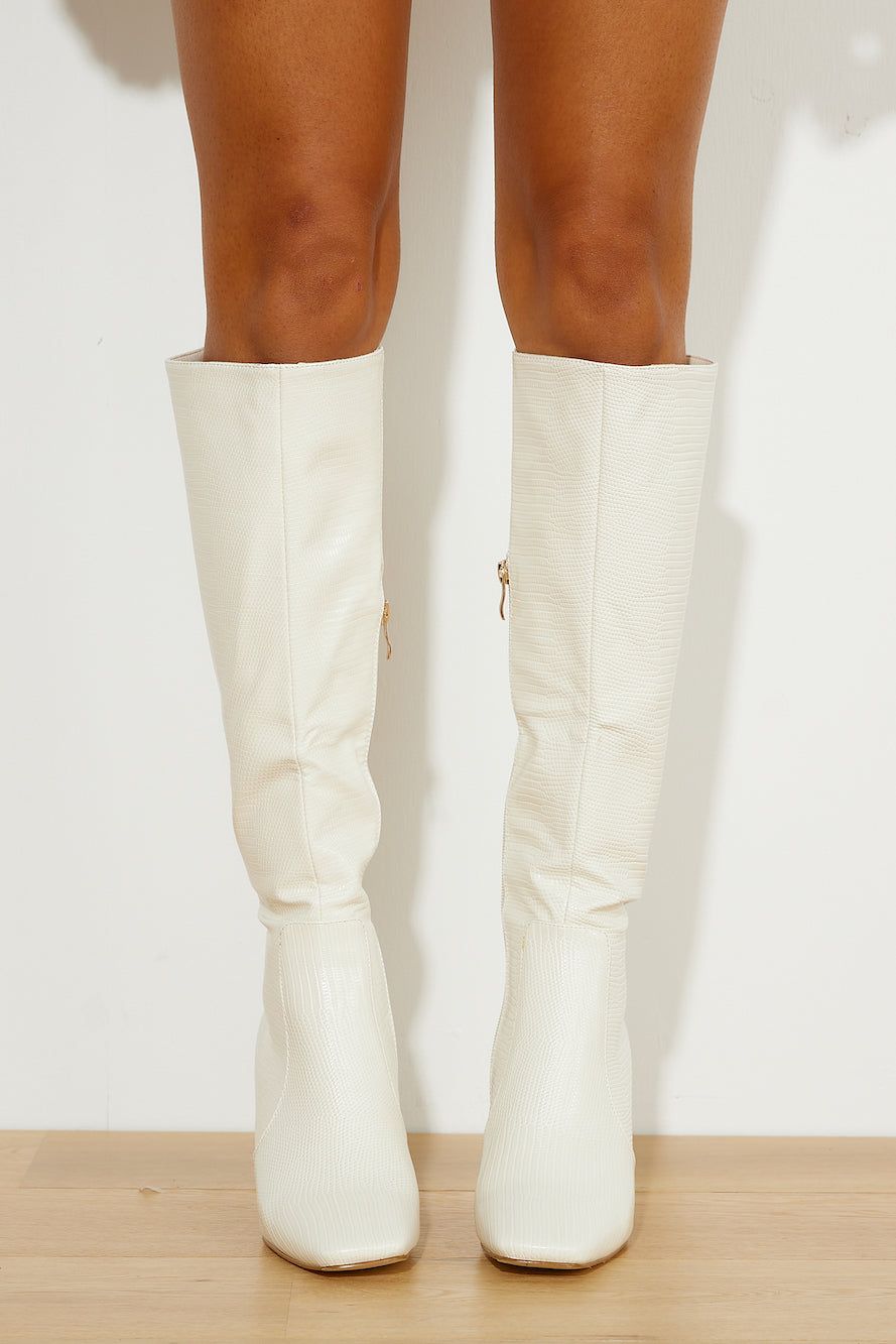 BILLINI May Boots Ivory Scale sold by Hello Molly product image thumbnail 2