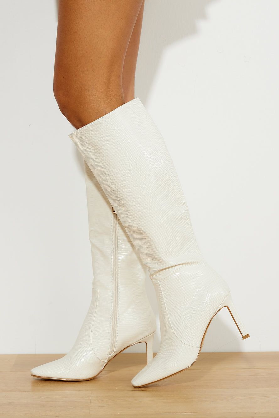 BILLINI May Boots Ivory Scale sold by Hello Molly product image thumbnail 3