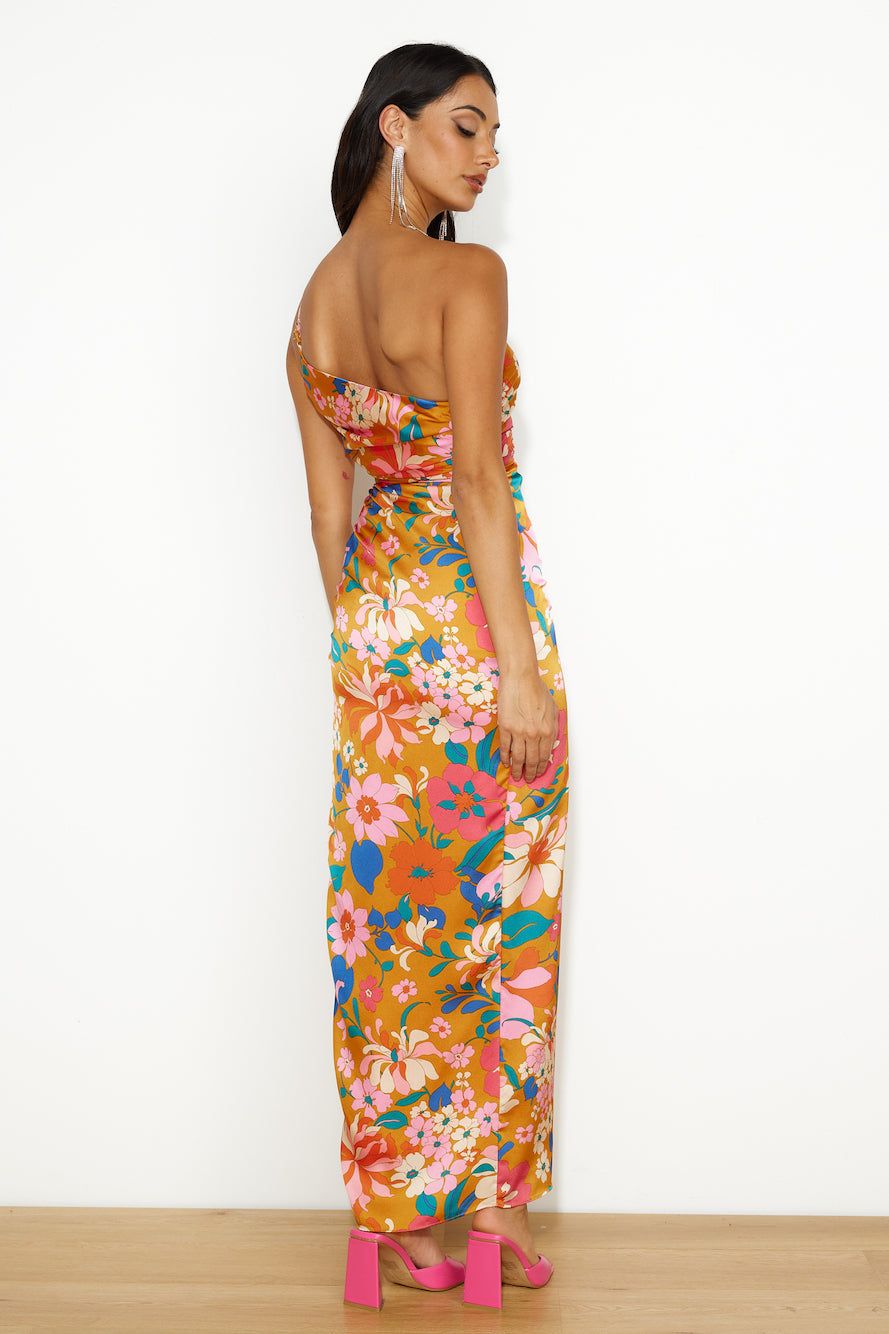 Pretty Fun Maxi Dress Orange sold by Hello Molly product image thumbnail 4