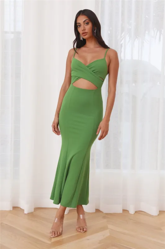 Magic To You Maxi Dress Green sold by Hello Molly