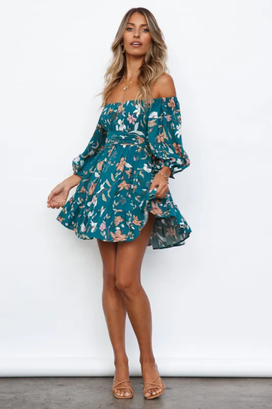 Dinner Party Dress Forest Green sold by Hello Molly