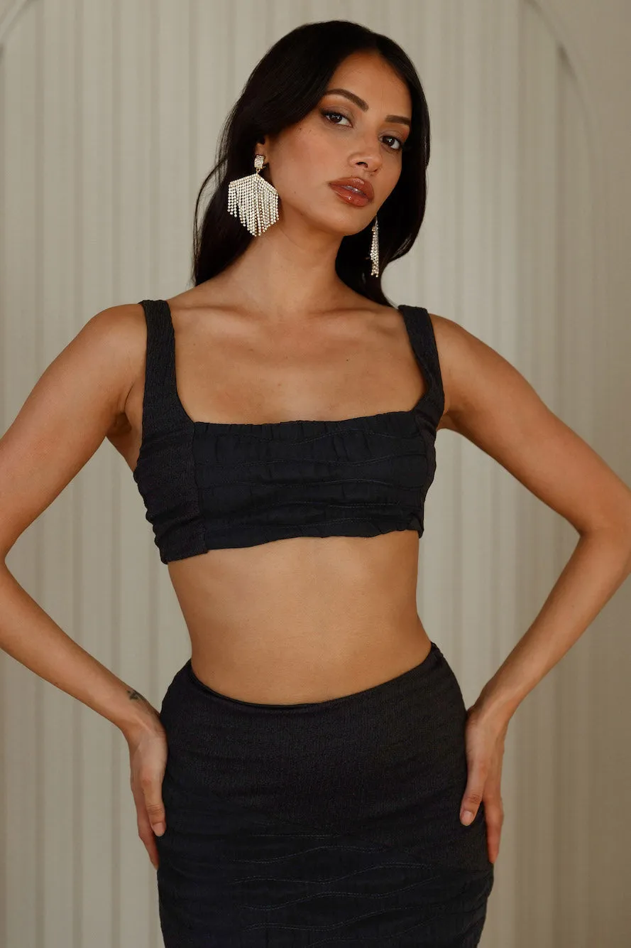 Perfect Piece Crop Top Black sold by Hello Molly product image thumbnail 2