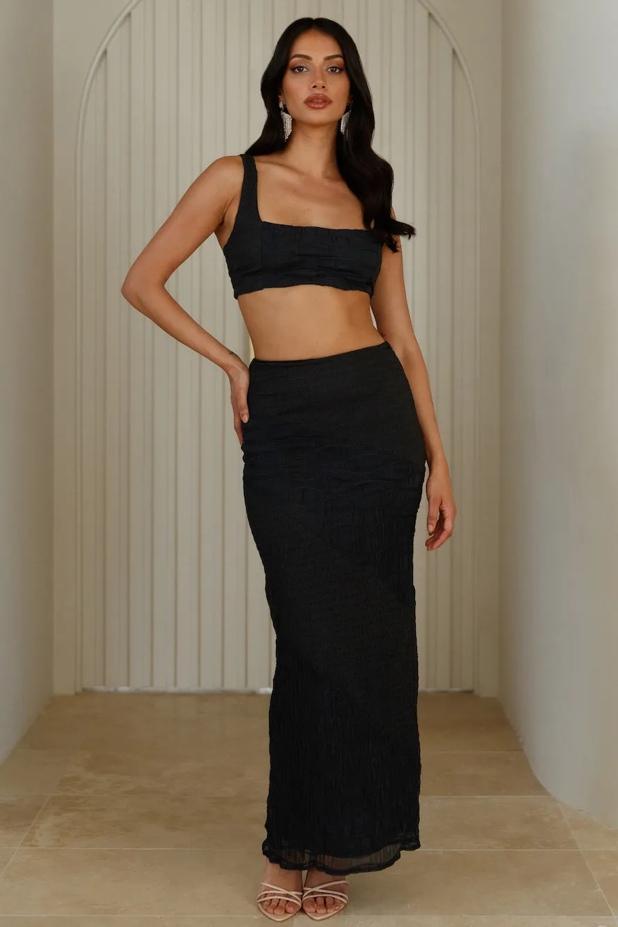 Perfect Piece Crop Top Black sold by Hello Molly