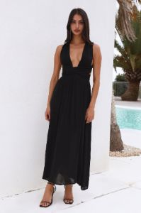 Free Me Maxi Dress Black sold by Hello Molly