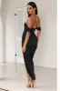 DEAR EMILIA Be Seen Midi Dress Black sold by Hello Molly