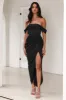 DEAR EMILIA Be Seen Midi Dress Black sold by Hello Molly