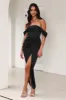 DEAR EMILIA Be Seen Midi Dress Black sold by Hello Molly