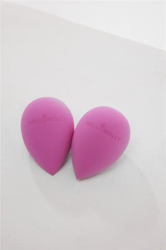 HELLO MOLLY Sweetheart Beauty Sponge 2 Pack Pink sold by Hello Molly