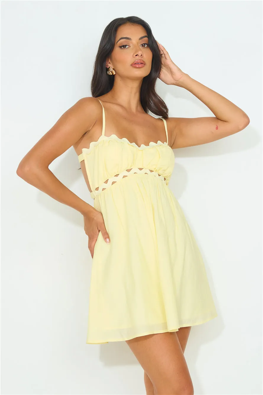 Cruising Beachside Mini Dress Yellow sold by Hello Molly product image thumbnail 2