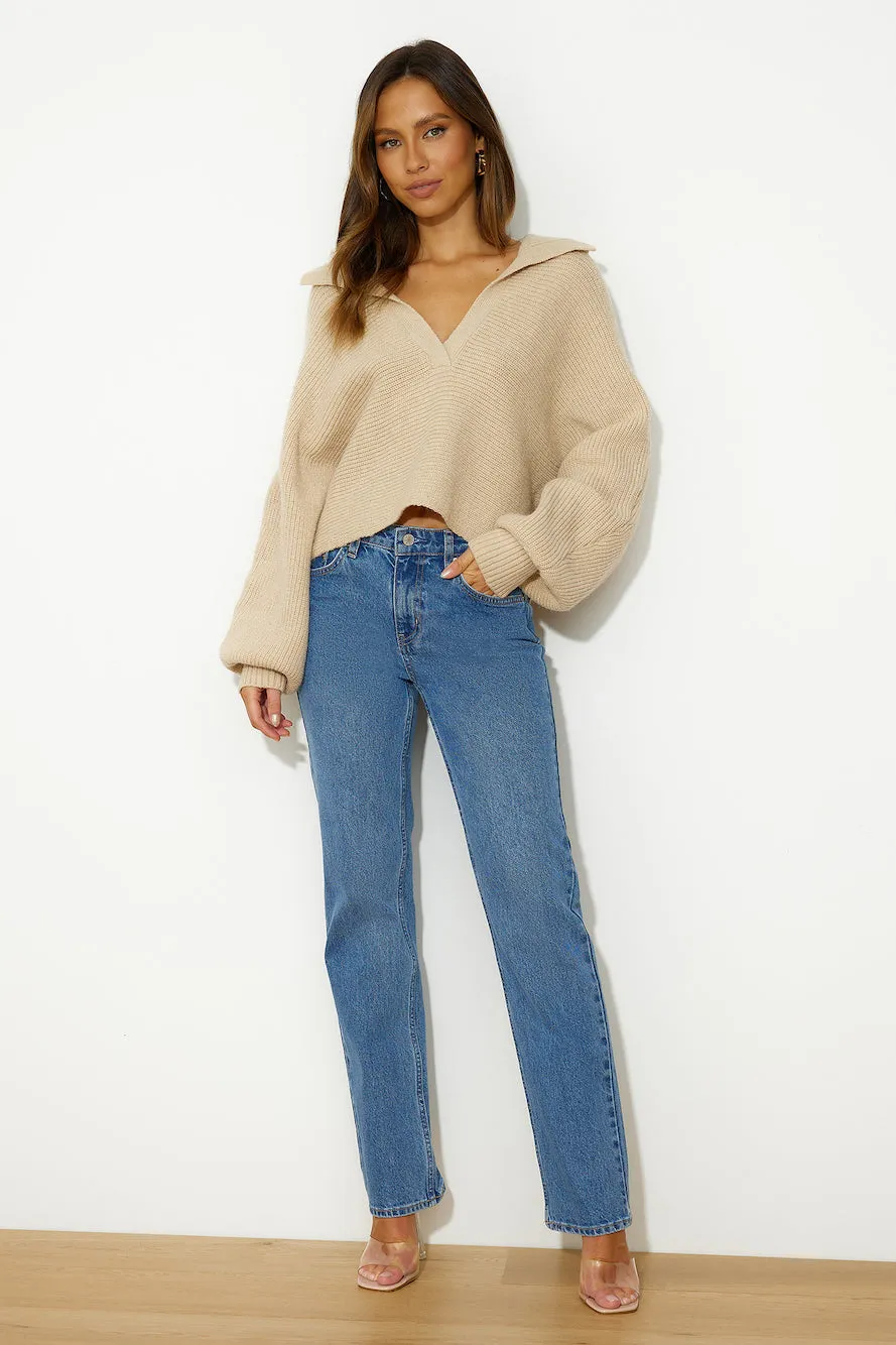 Szn Trendsetter Sweater Beige sold by Hello Molly product image thumbnail 2