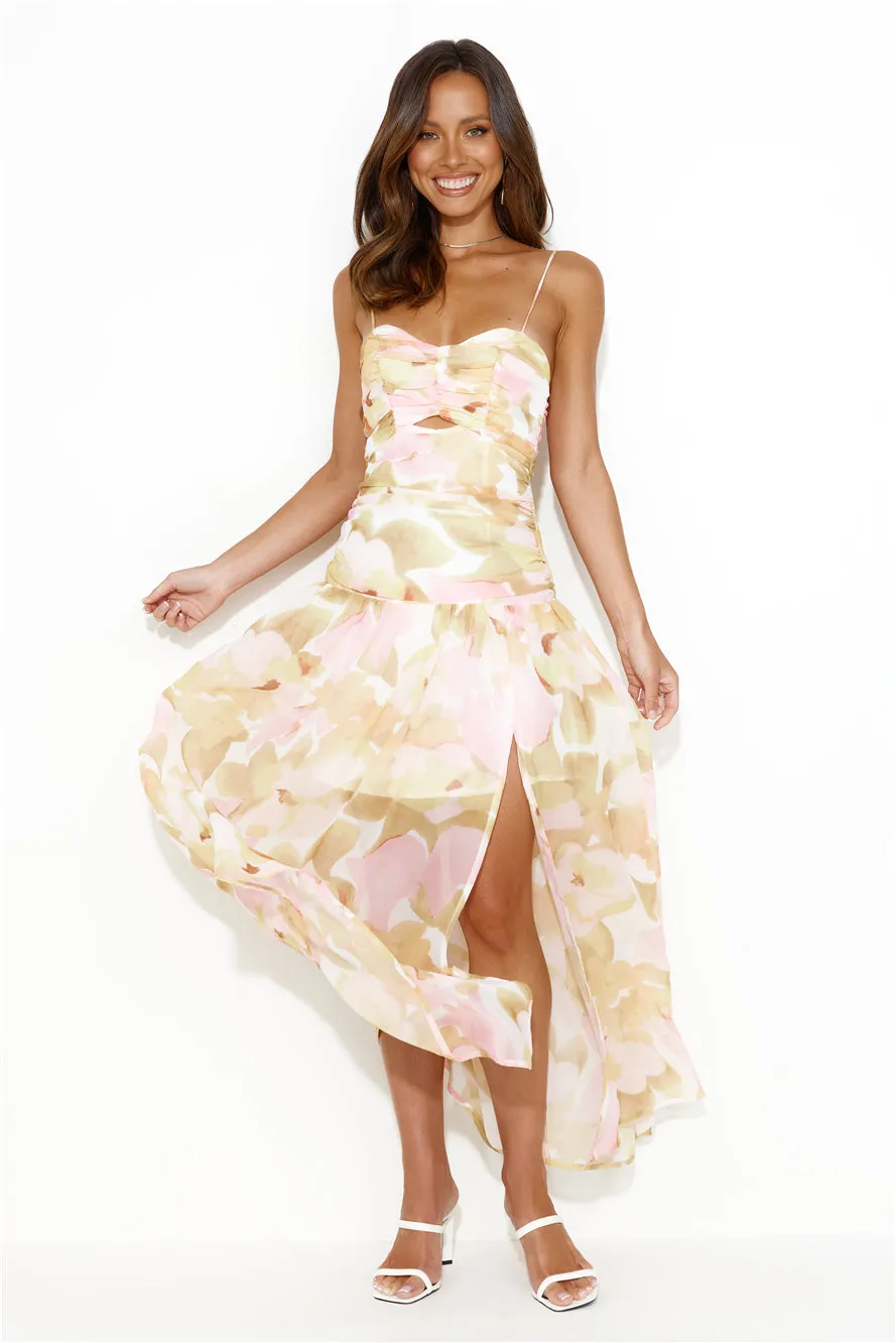 Light As Air Maxi Dress Pink sold by Hello Molly