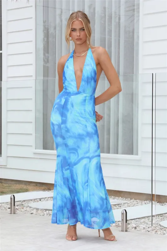 Extravagant Girl Maxi Dress Blue sold by Hello Molly