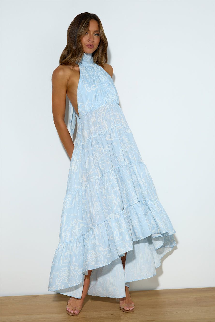 Take The Entrance Maxi Dress Blue sold by Hello Molly product image thumbnail 2