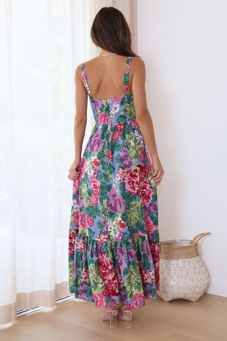 Blossom Garden Maxi Dress Pink sold by Hello Molly product image thumbnail 5