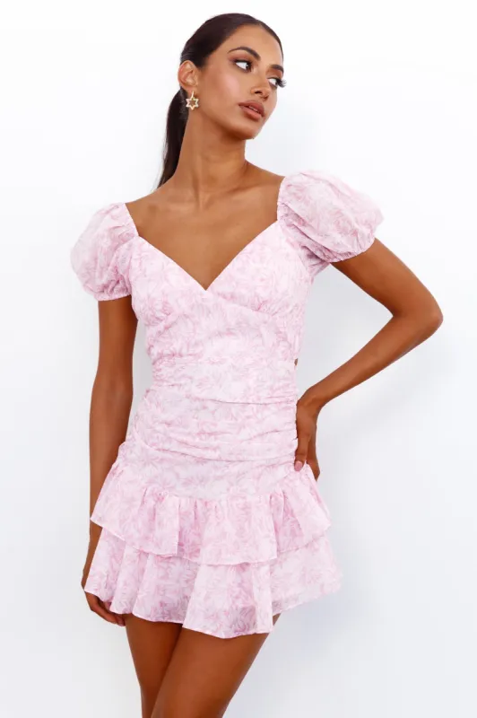 Cute Gaze Dress Pink sold by Hello Molly
