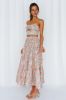 So Particular Maxi Skirt Red sold by Hello Molly
