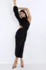 Bring The Class Sequin Maxi Dress Black sold by Hello Molly