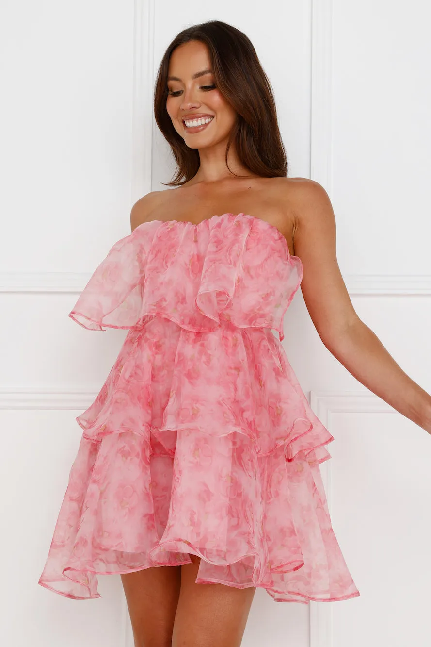 Happiness Every Day Strapless Mini Dress Pink sold by Hello Molly product image thumbnail 2