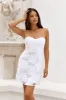 Finding Beauty Strapless Mini Dress White sold by Hello Molly