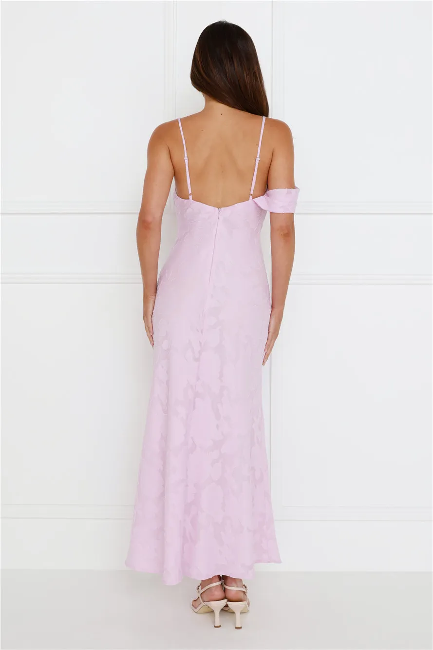 Depend On Me Off Shoulder Maxi Dress Lilac sold by Hello Molly product image thumbnail 3