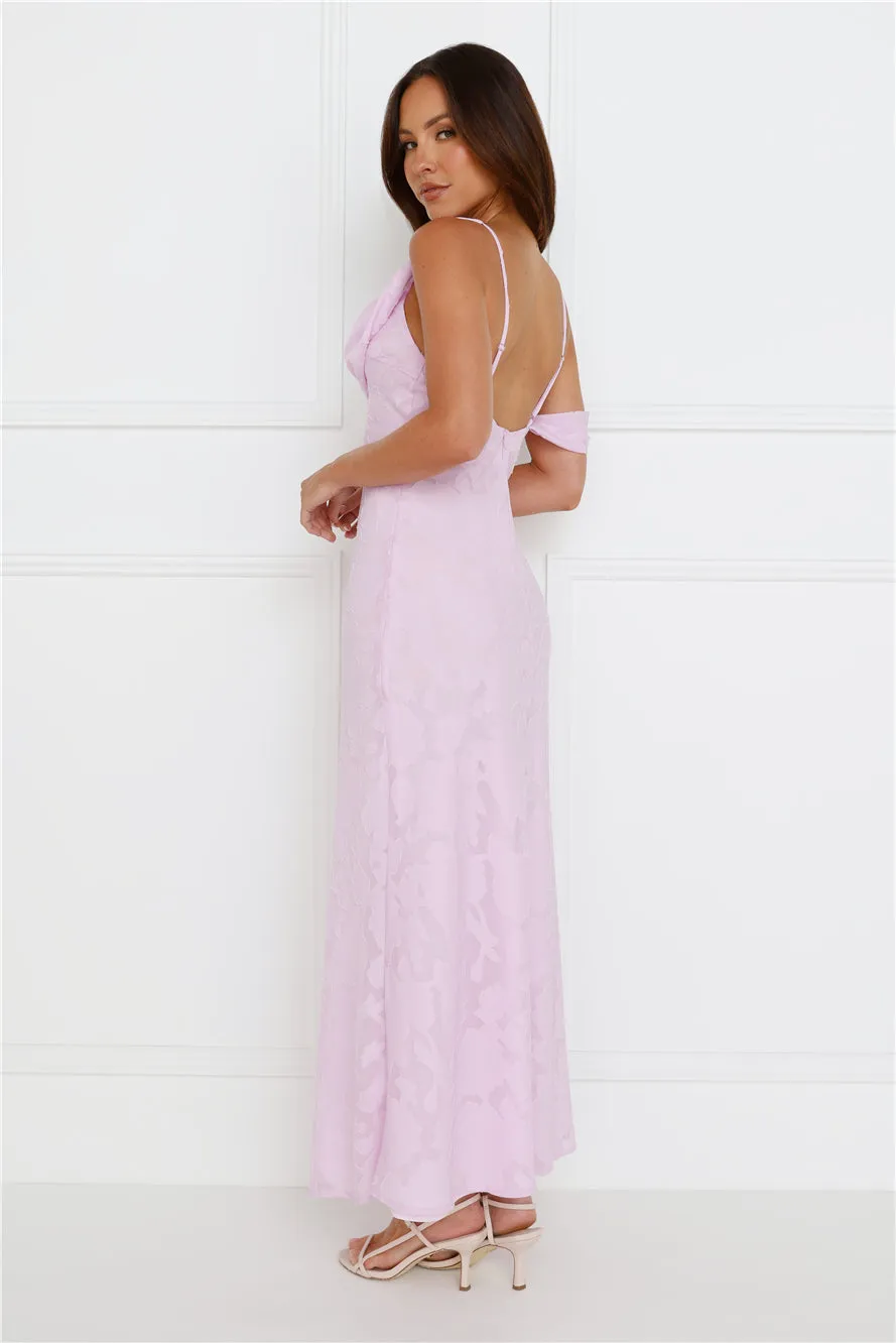 Depend On Me Off Shoulder Maxi Dress Lilac sold by Hello Molly product image thumbnail 2
