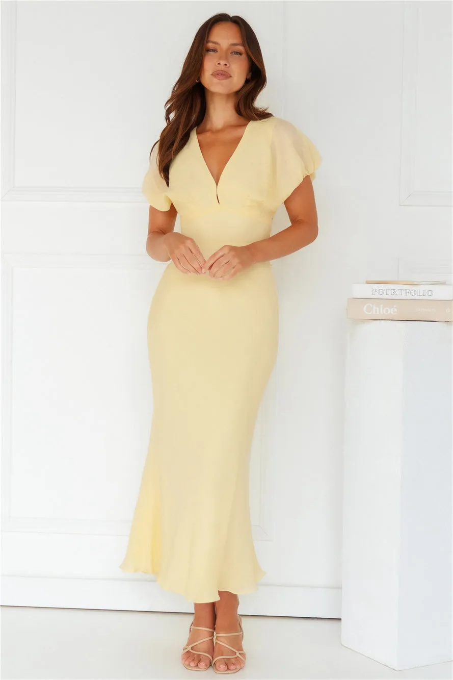 Gilded Maxi Dress Yellow sold by Hello Molly product image thumbnail 3