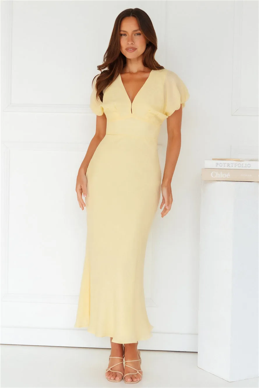 Gilded Maxi Dress Yellow sold by Hello Molly product image thumbnail 4