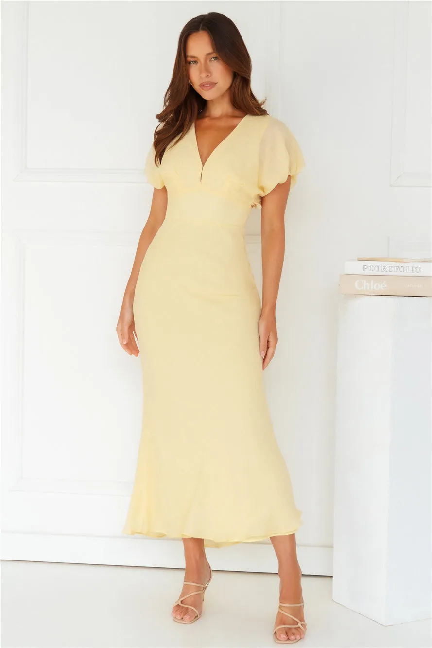 Gilded Maxi Dress Yellow sold by Hello Molly product image thumbnail 5