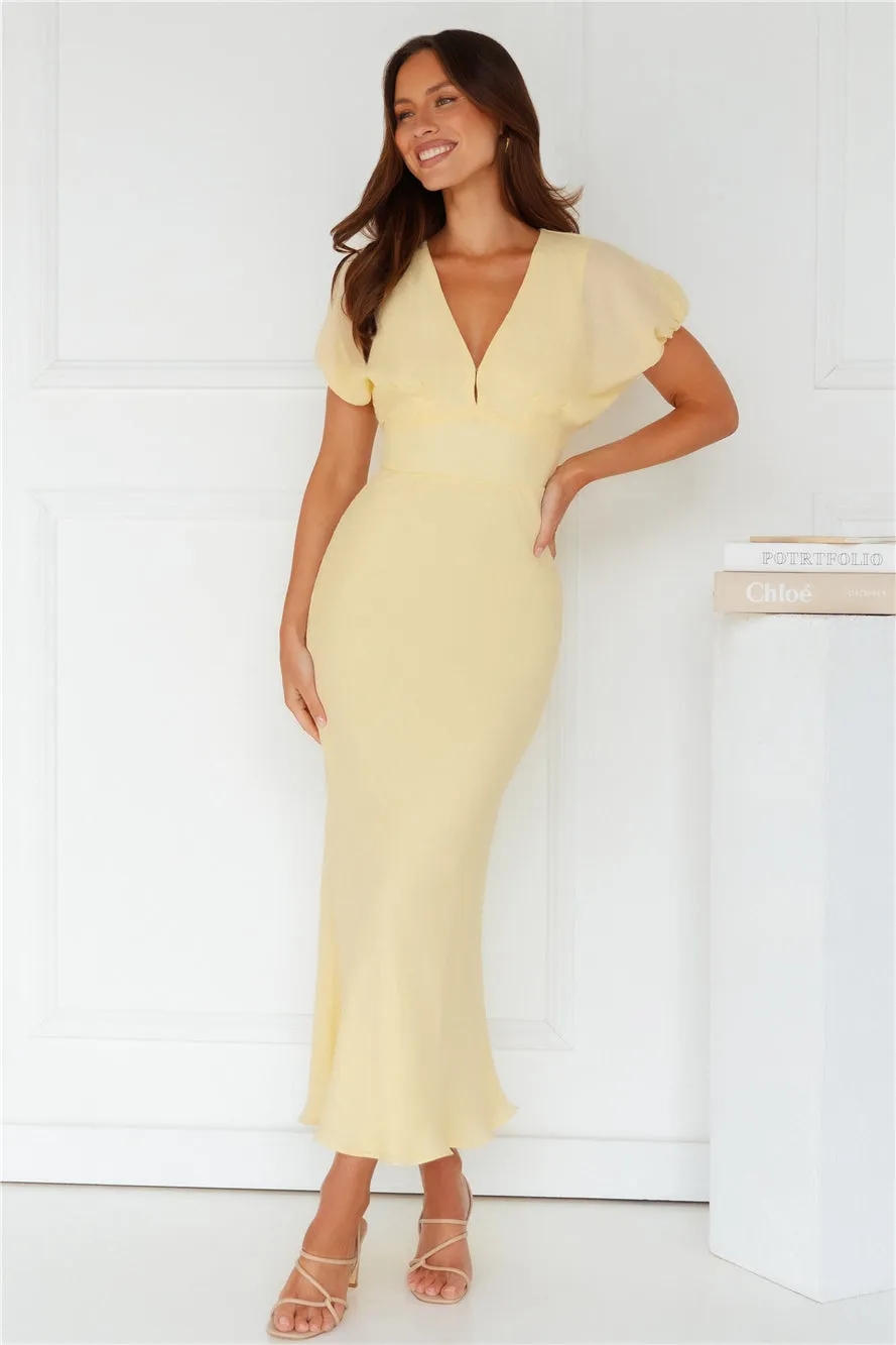 Gilded Maxi Dress Yellow sold by Hello Molly product image thumbnail 2