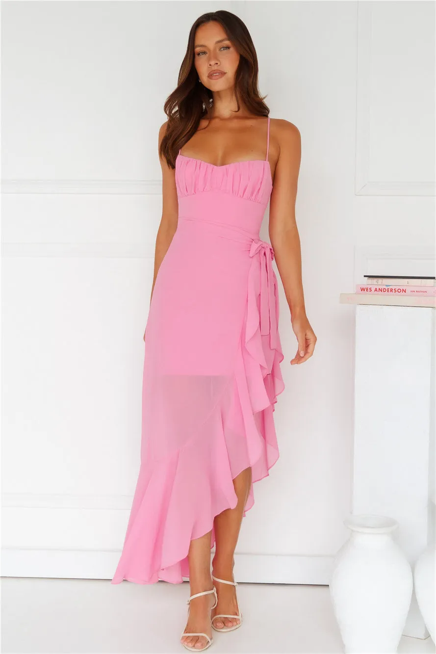 Iconic Night Out Maxi Dress Pink sold by Hello Molly product image thumbnail 5