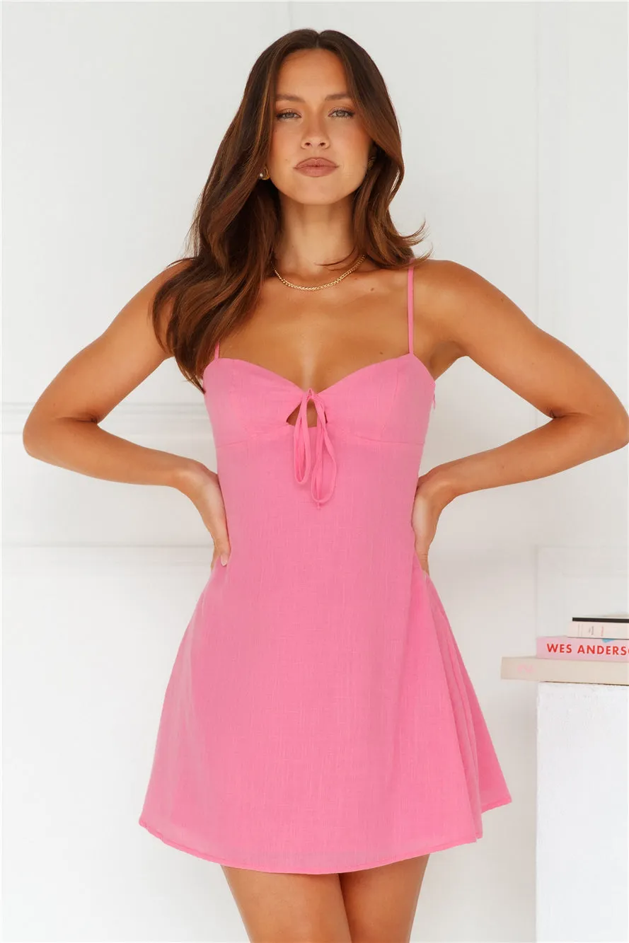 Beach Day Mini Dress Pink sold by Hello Molly product image thumbnail 3
